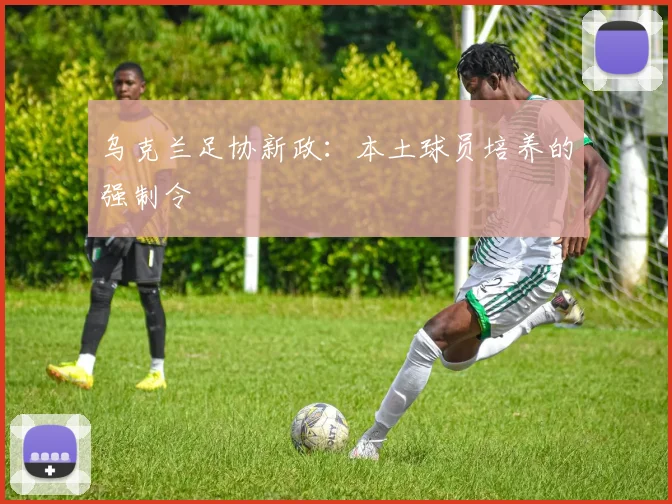 乌克兰足协新政：本土球员培养的强制令