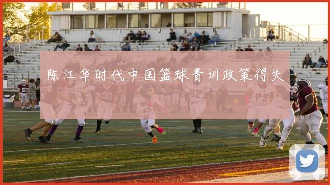 陈江华时代中国篮球青训政策得失